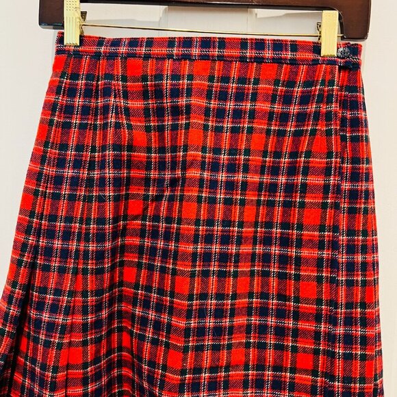 PENDLETON Skirt Wool Vintage Authentic Cunningham Tartan Plaid - Size Sma - Picture 14 of 16